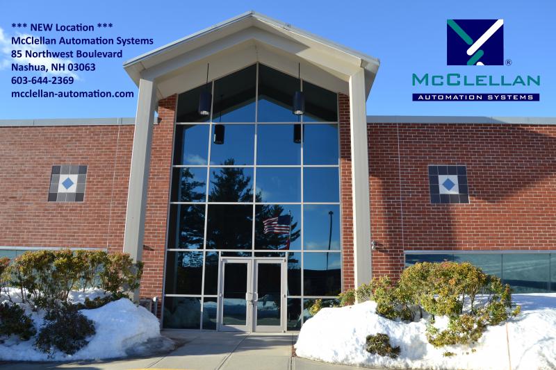McClellan Automation Systems Moves to Nashua, New Hampshire